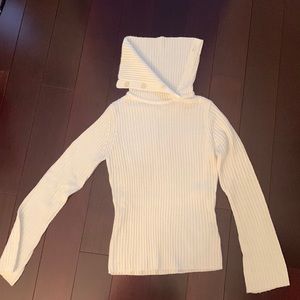 Cream sweater from Fairweather